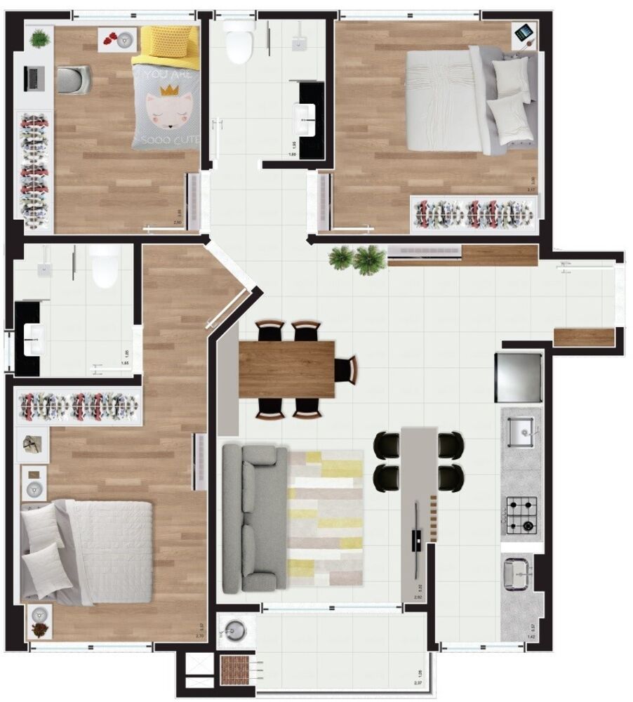Apartamento, 1 quarto, 39 m² - Foto 1