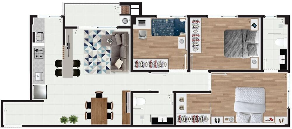 Apartamento, 1 quarto, 39 m² - Foto 8