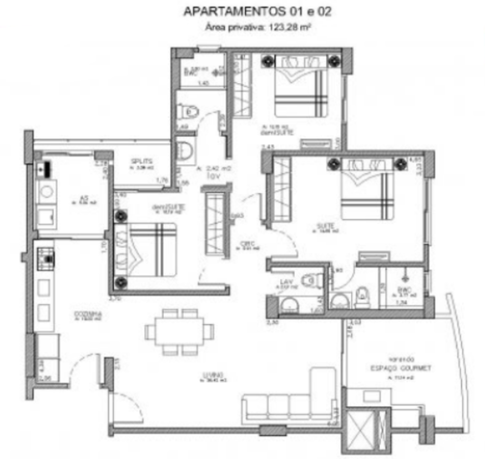Apartamento, 3 quartos, 123 m² - Foto 7