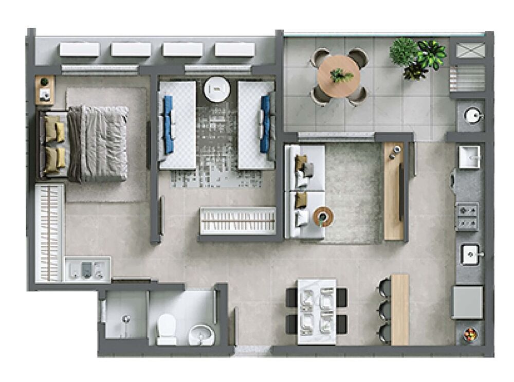 Apartamento, 3 quartos, 84 m² - Foto 1
