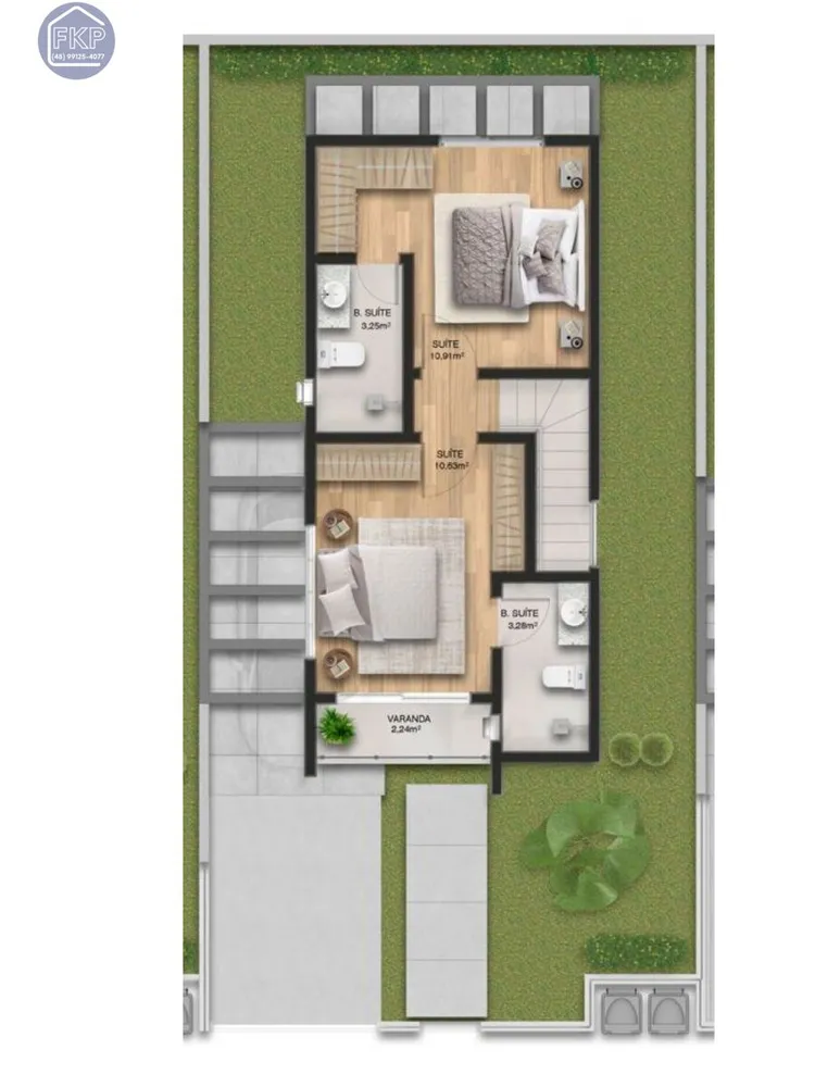 Casa, 2 quartos, 81 m² - Foto 3