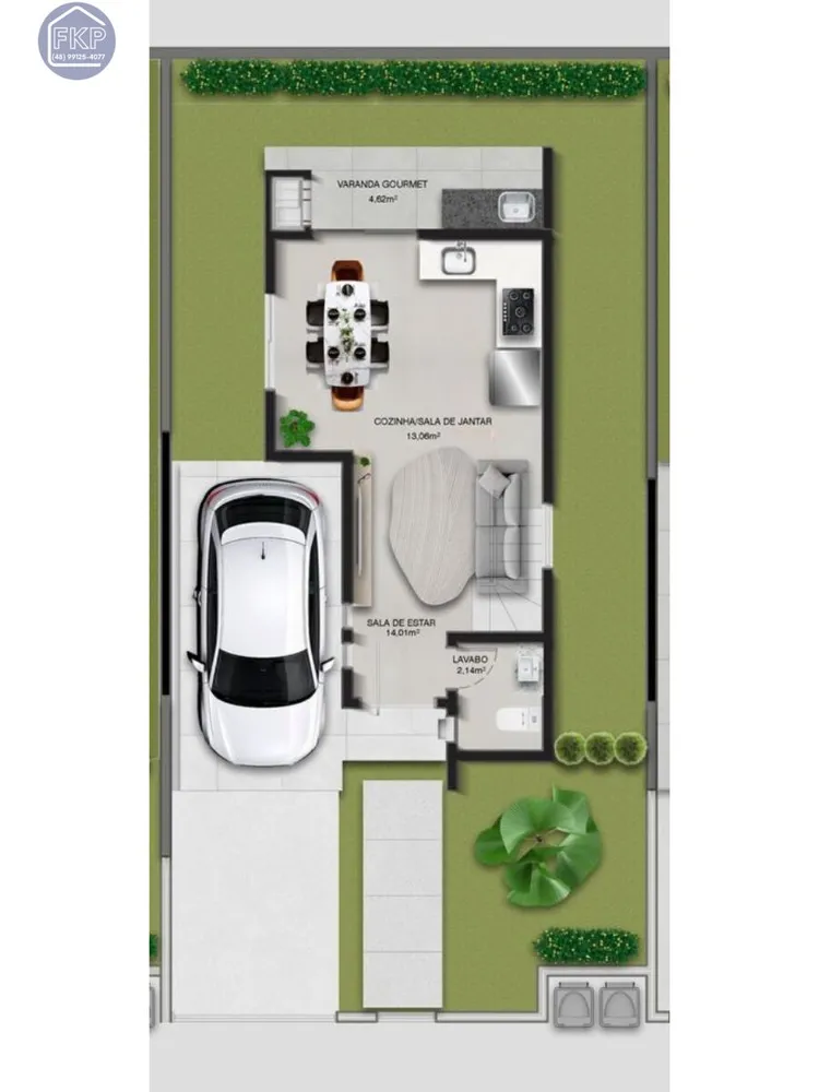 Casa, 2 quartos, 81 m² - Foto 6