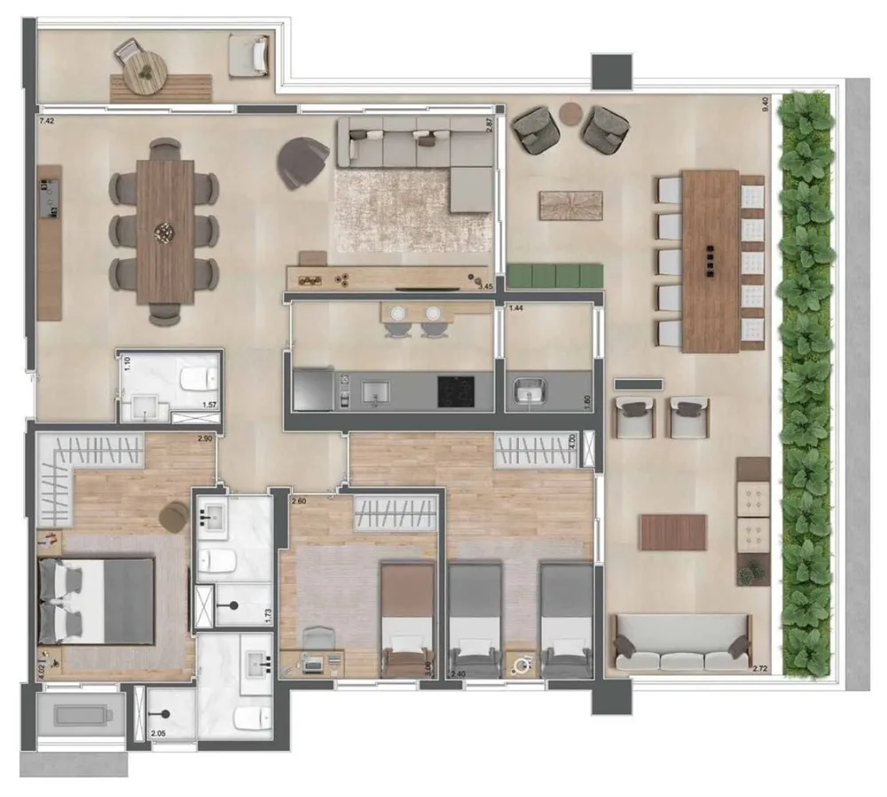 Apartamento, 3 quartos, 75 m² - Foto 12