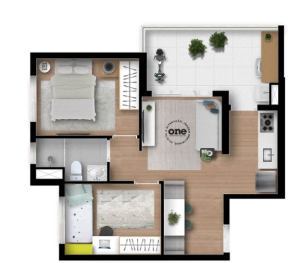 Apartamento, 1 quarto, 27 m² - Foto 4
