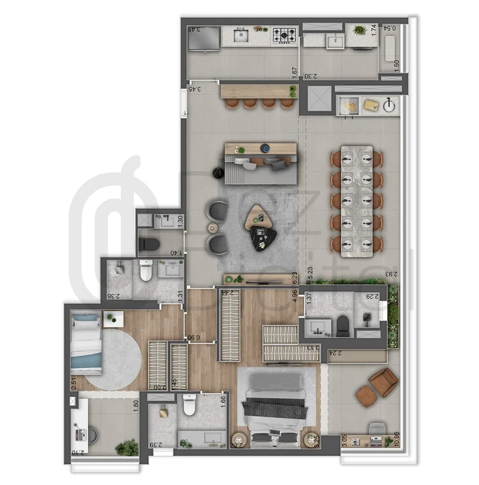 Apartamento, 3 quartos, 118 m² - Foto 8