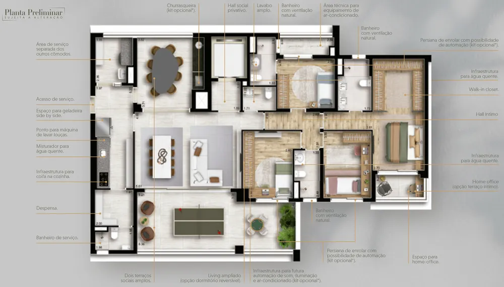 Apartamento, 4 quartos, 171 m² - Foto 8