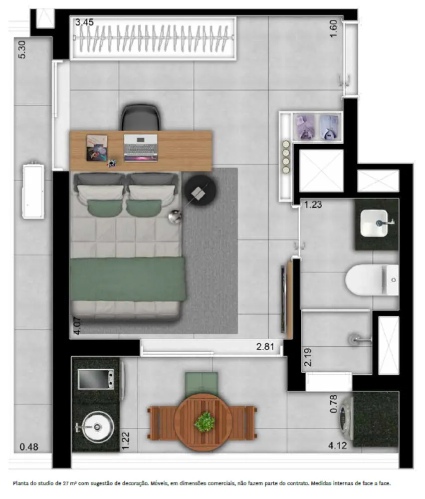 Apartamento, 1 quarto, 17 m² - Foto 16