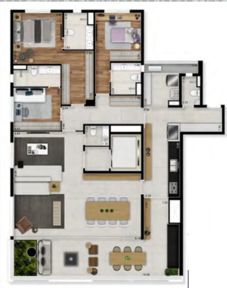 Cobertura, 3 quartos, 315 m² - Foto 11