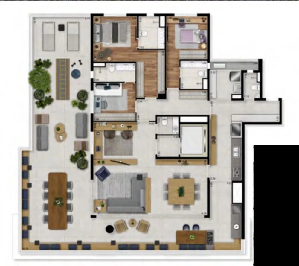 Cobertura, 3 quartos, 315 m² - Foto 16