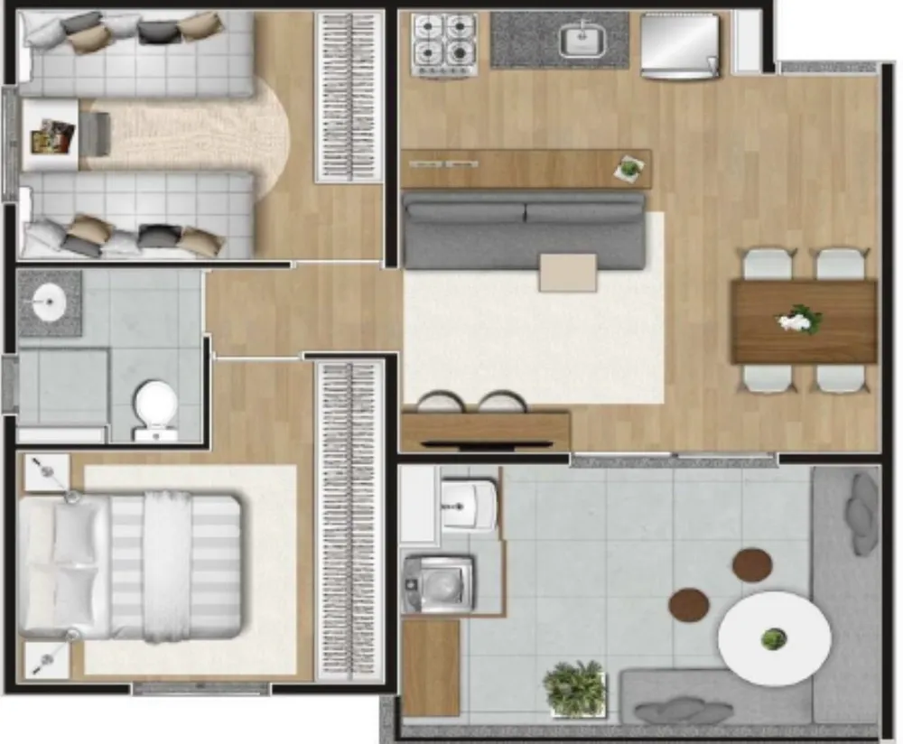 Apartamento, 1 quarto, 24 m² - Foto 12
