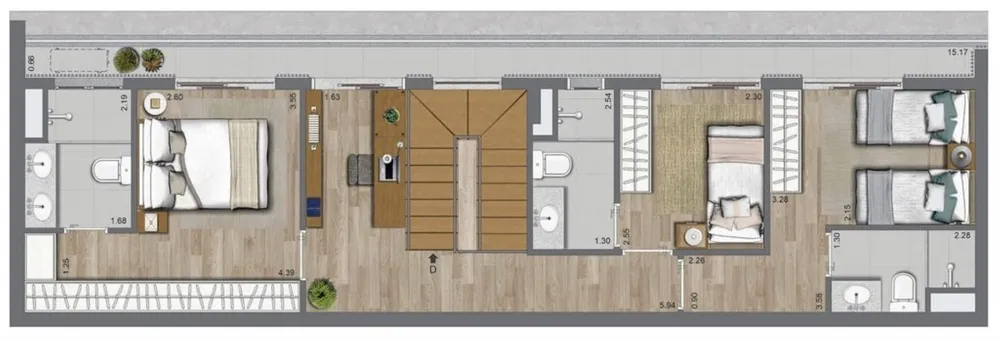 Apartamento, 4 quartos, 161 m² - Foto 15