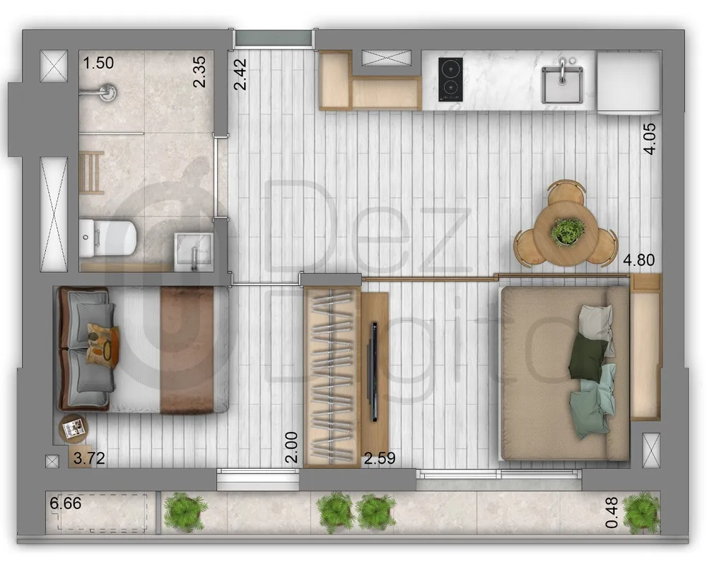 Apartamento, 2 quartos, 75 m² - Foto 11