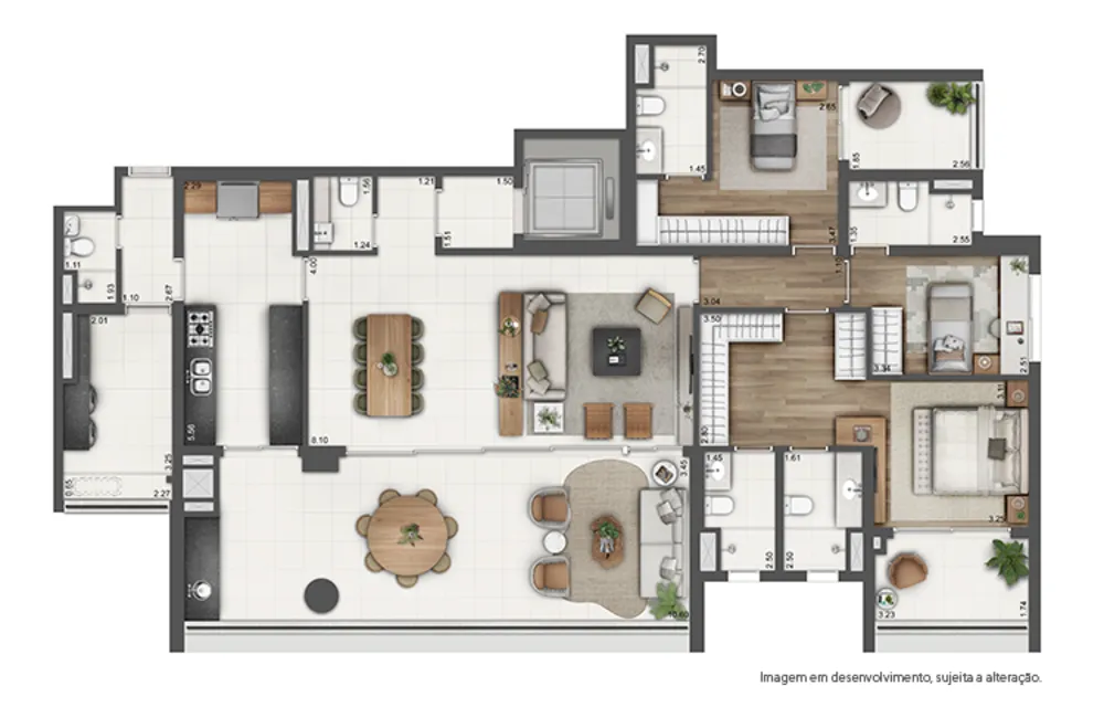 Apartamento, 4 quartos, 202 m² - Foto 12