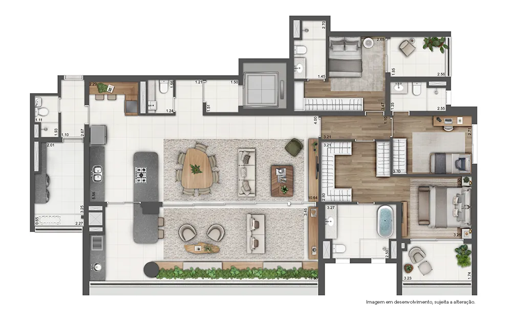 Apartamento, 4 quartos, 202 m² - Foto 11