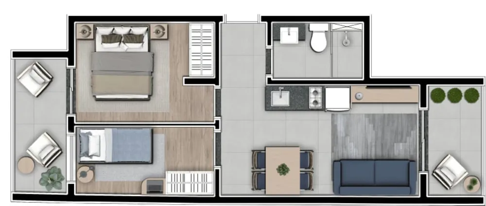 Apartamento, 1 quarto, 23 m² - Foto 14