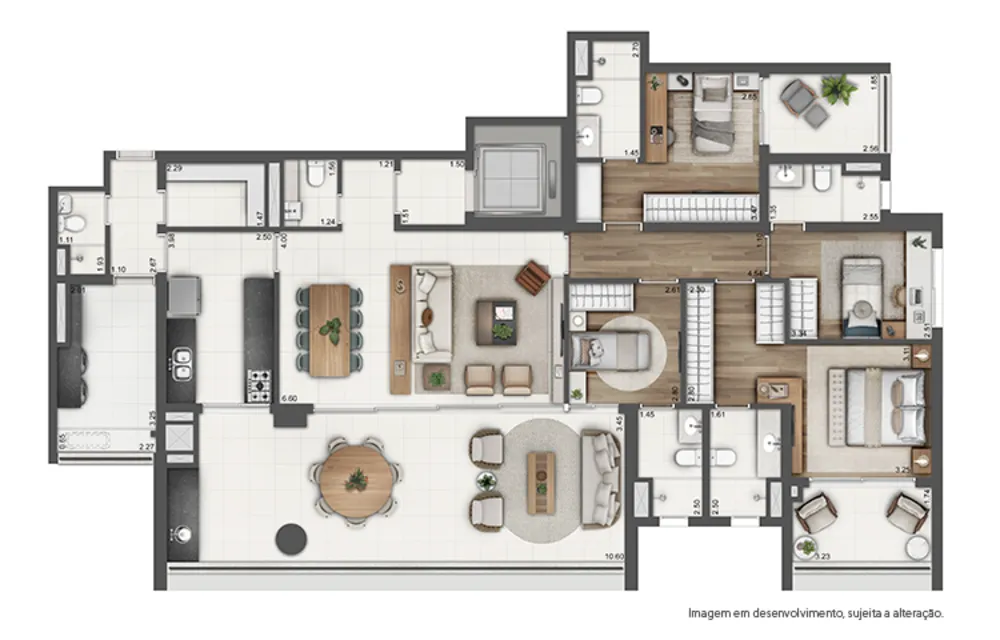 Apartamento, 4 quartos, 171 m² - Foto 7