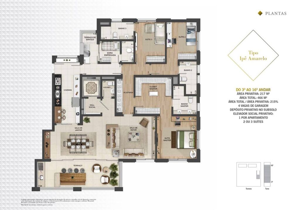 Apartamento, 4 quartos, 893 m² - Foto 7