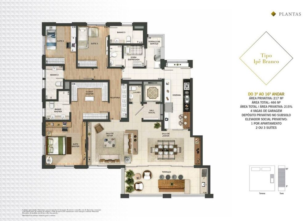 Apartamento, 4 quartos, 893 m² - Foto 11