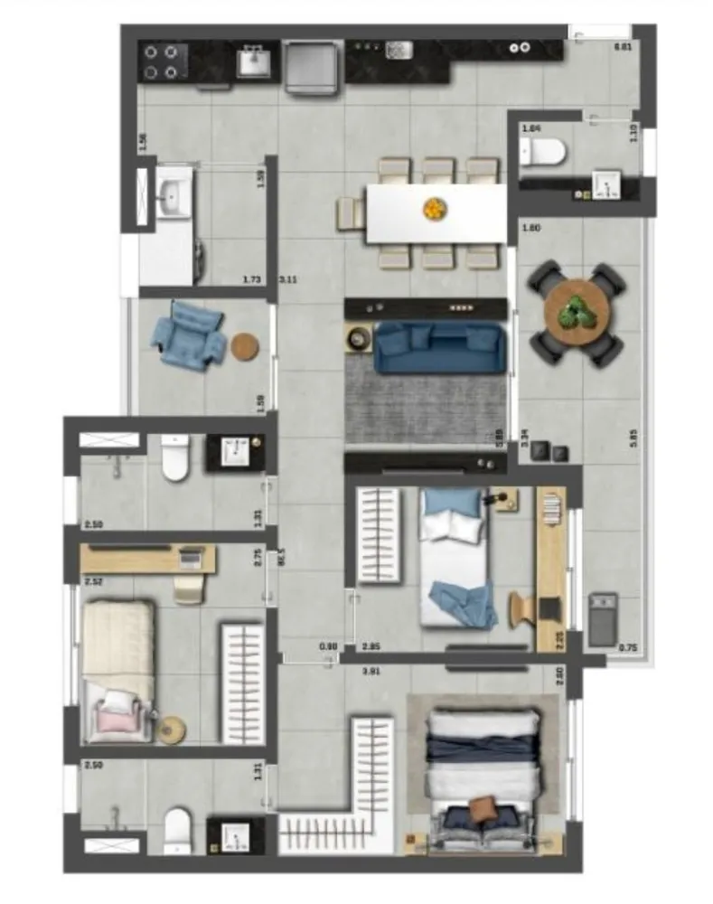Apartamento, 1 quarto, 26 m² - Foto 9