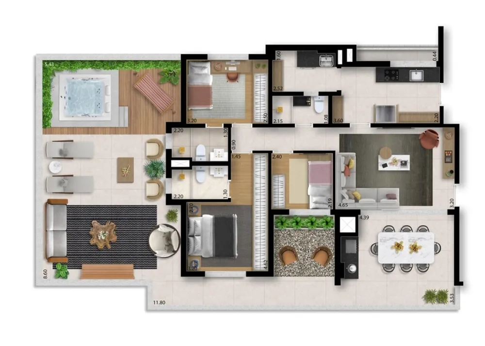 Apartamento, 3 quartos, 156 m² - Foto 16
