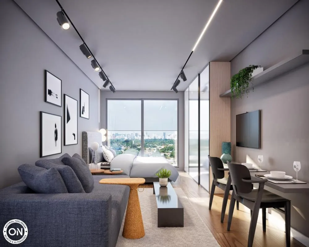 Apartamento, 1 quarto, 56 m² - Foto 1