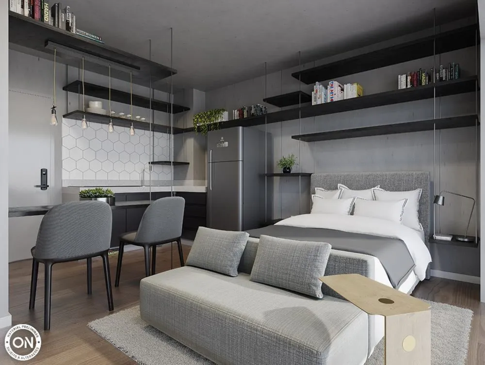 Apartamento, 1 quarto, 56 m² - Foto 2