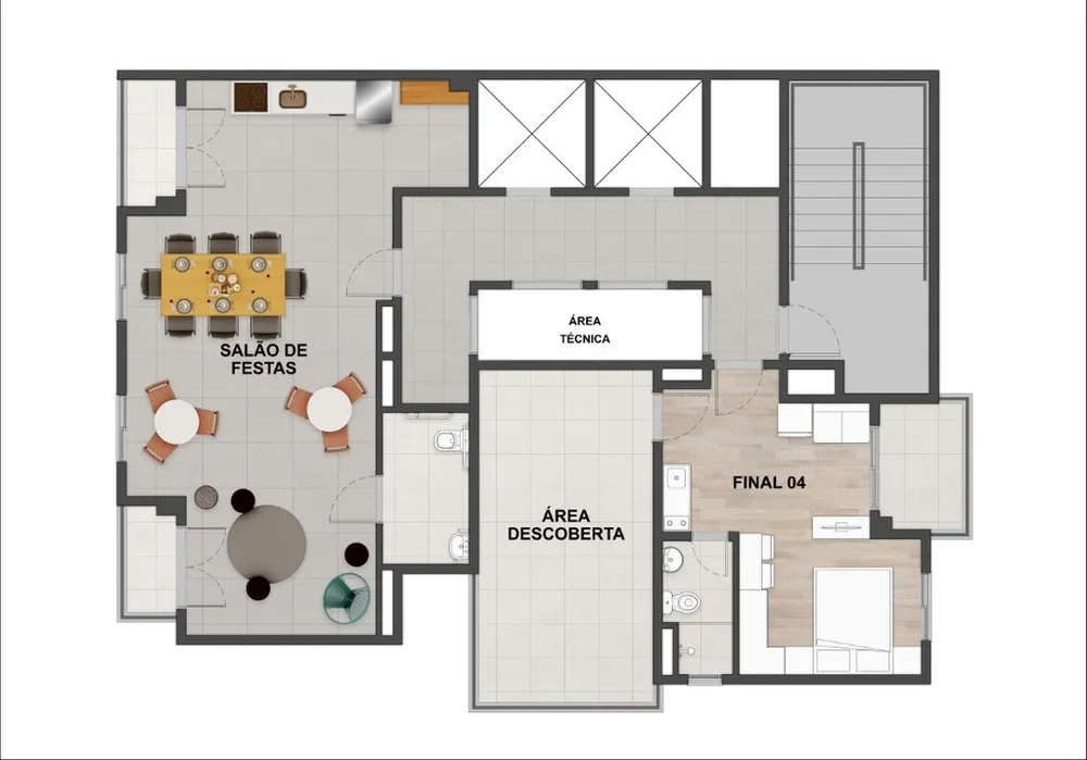 Apartamento, 1 quarto, 29 m² - Foto 4