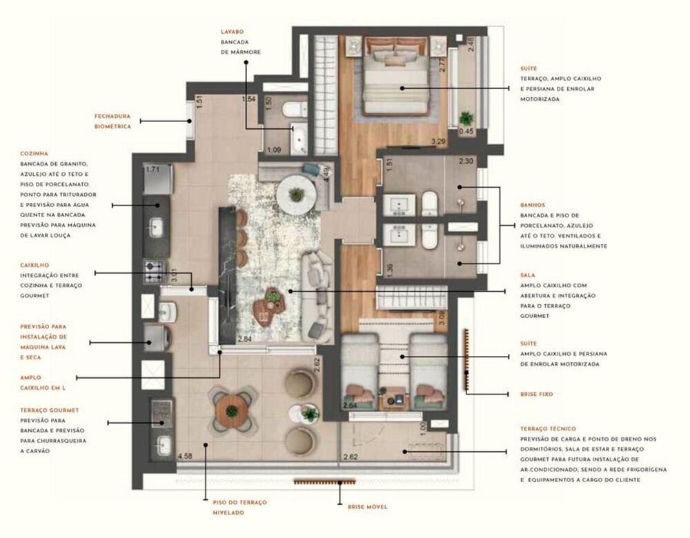 Apartamento, 3 quartos, 169 m² - Foto 33