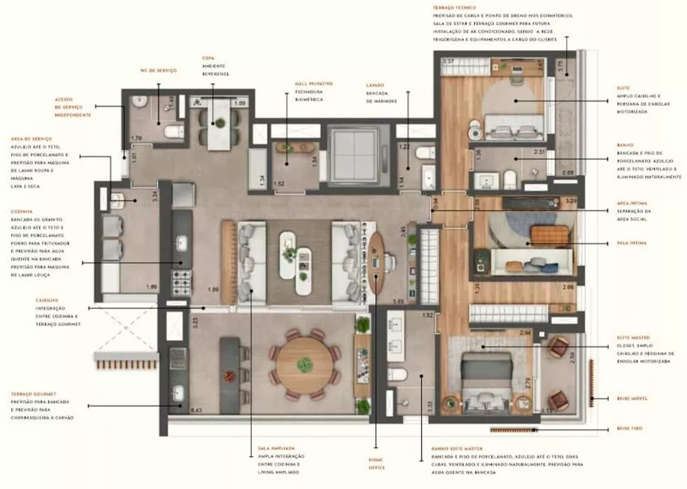 Apartamento, 3 quartos, 169 m² - Foto 18