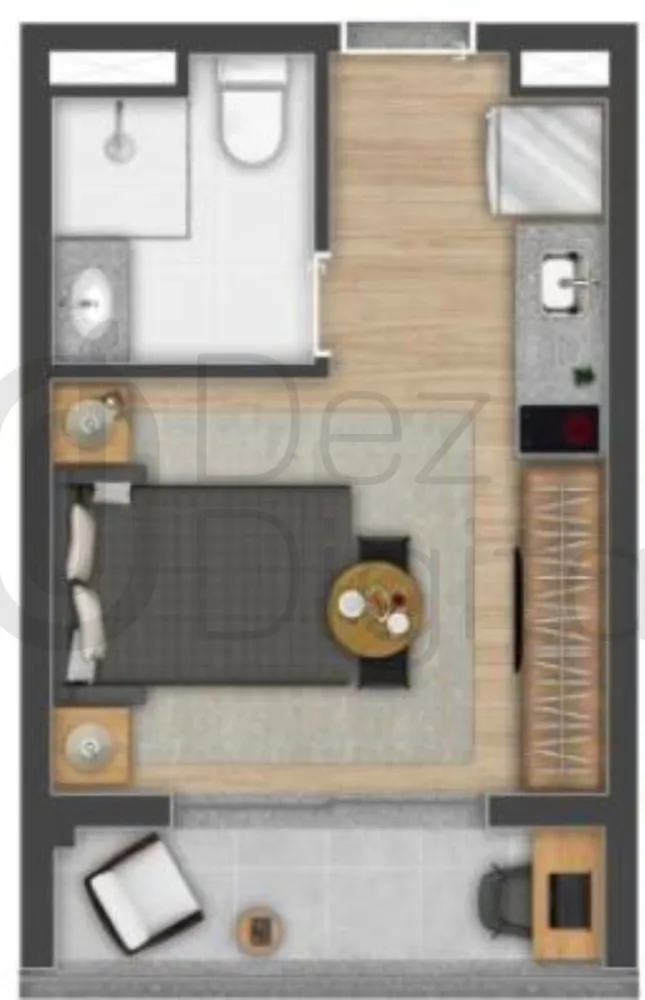 Apartamento, 1 quarto, 30 m² - Foto 5