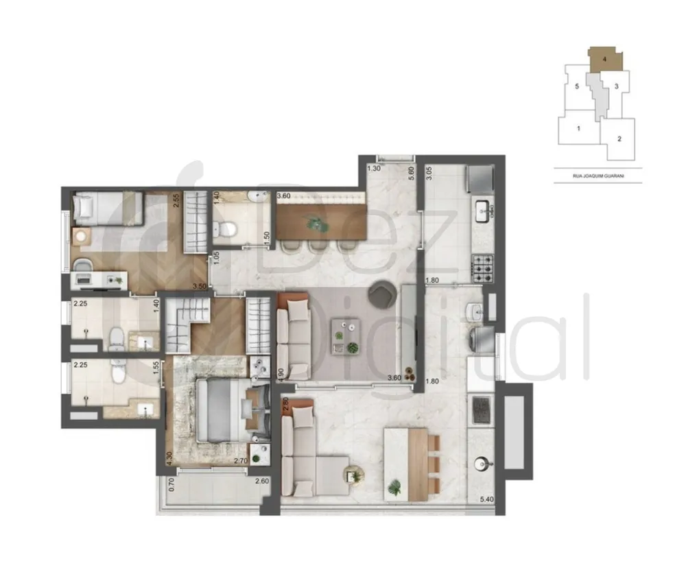 Apartamento, 2 quartos, 110 m² - Foto 14