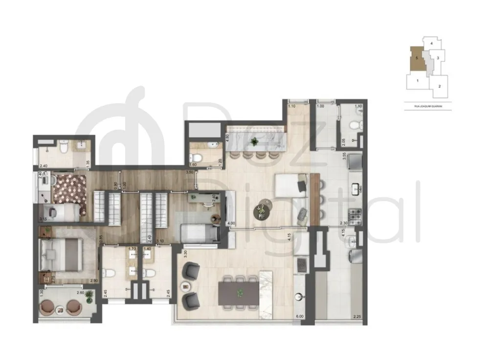 Apartamento, 2 quartos, 110 m² - Foto 18