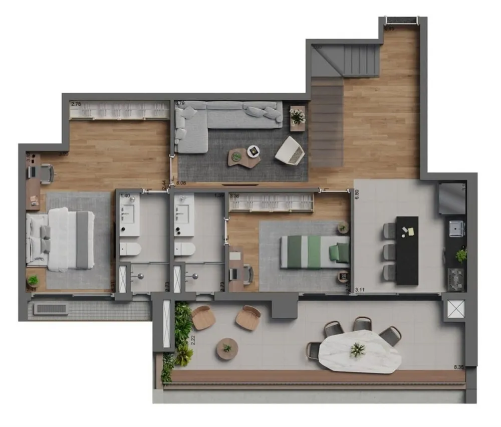 Apartamento, 3 quartos, 98 m² - Foto 15
