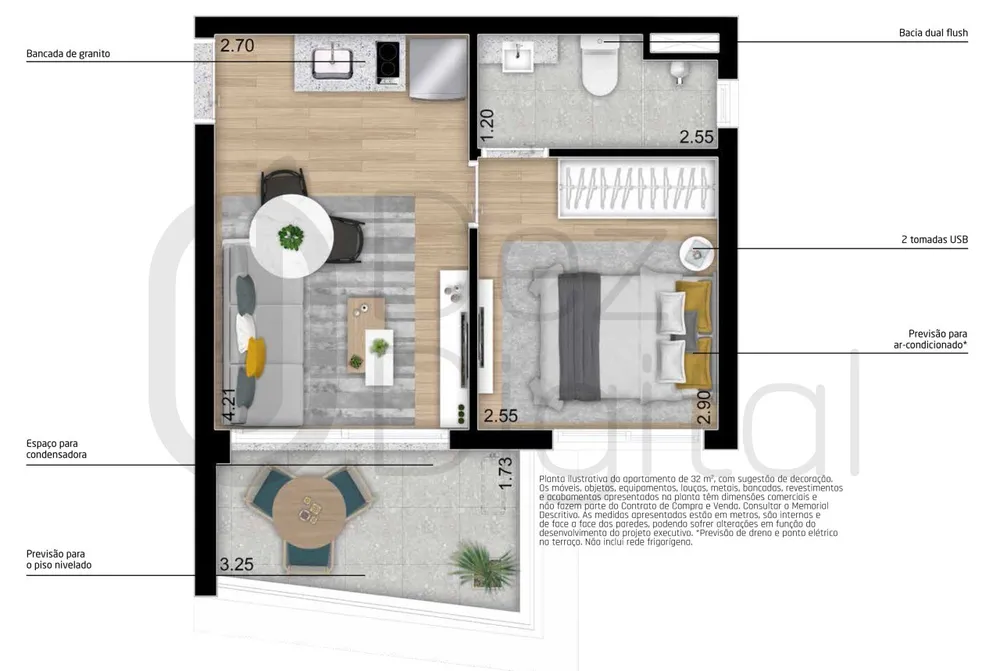 Apartamento, 1 quarto, 23 m² - Foto 9