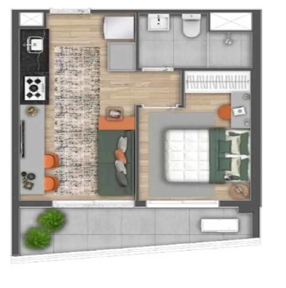 Apartamento, 2 quartos, 57 m² - Foto 6
