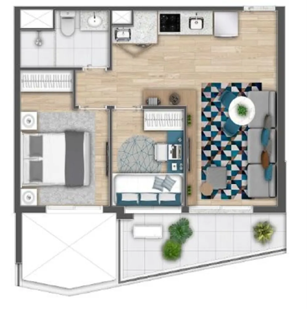 Apartamento, 2 quartos, 57 m² - Foto 8