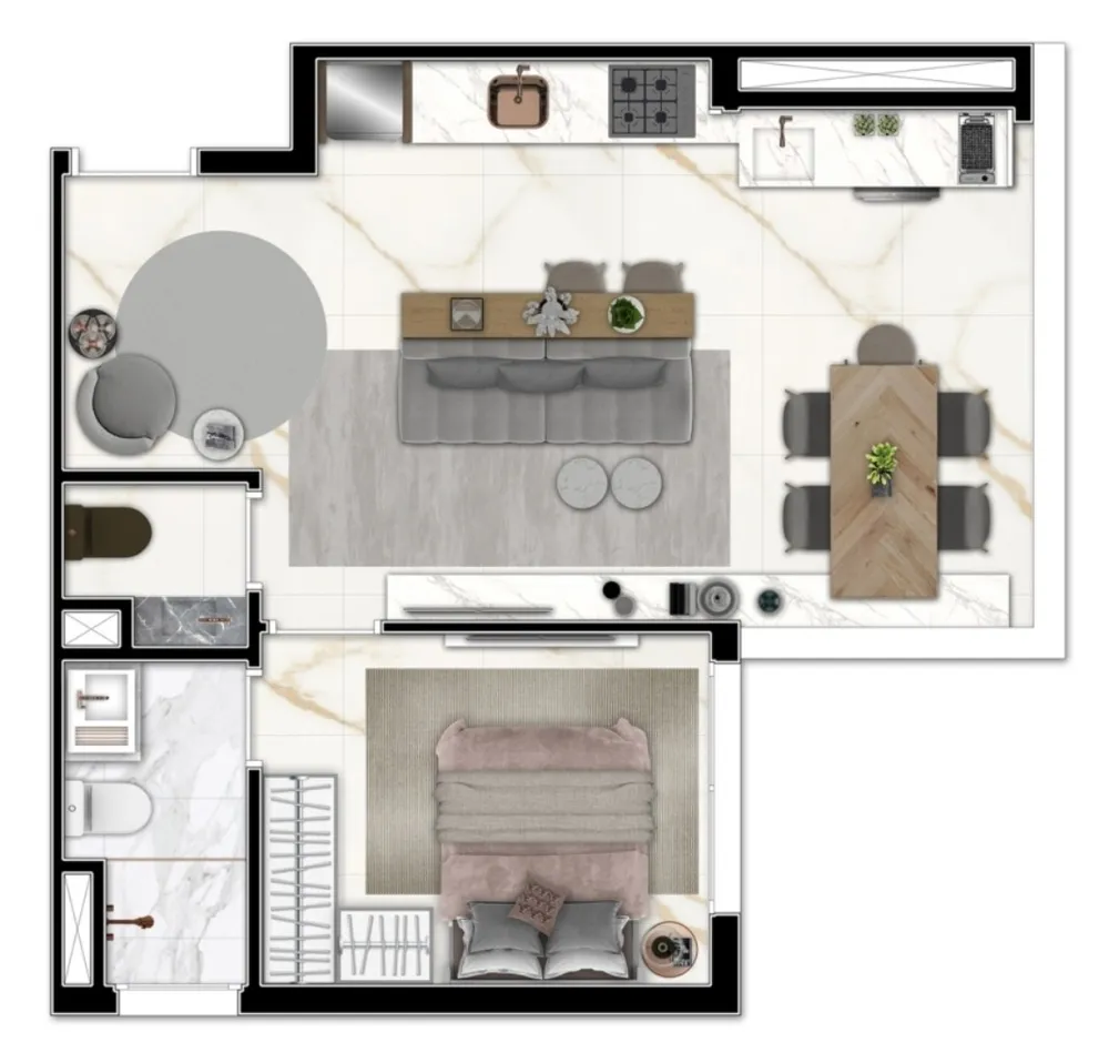 Apartamento, 1 quarto, 25 m² - Foto 15