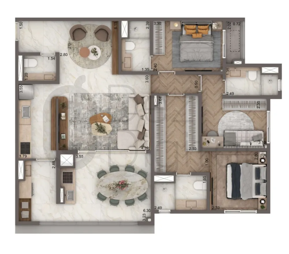 Apartamento, 2 quartos, 88 m² - Foto 7