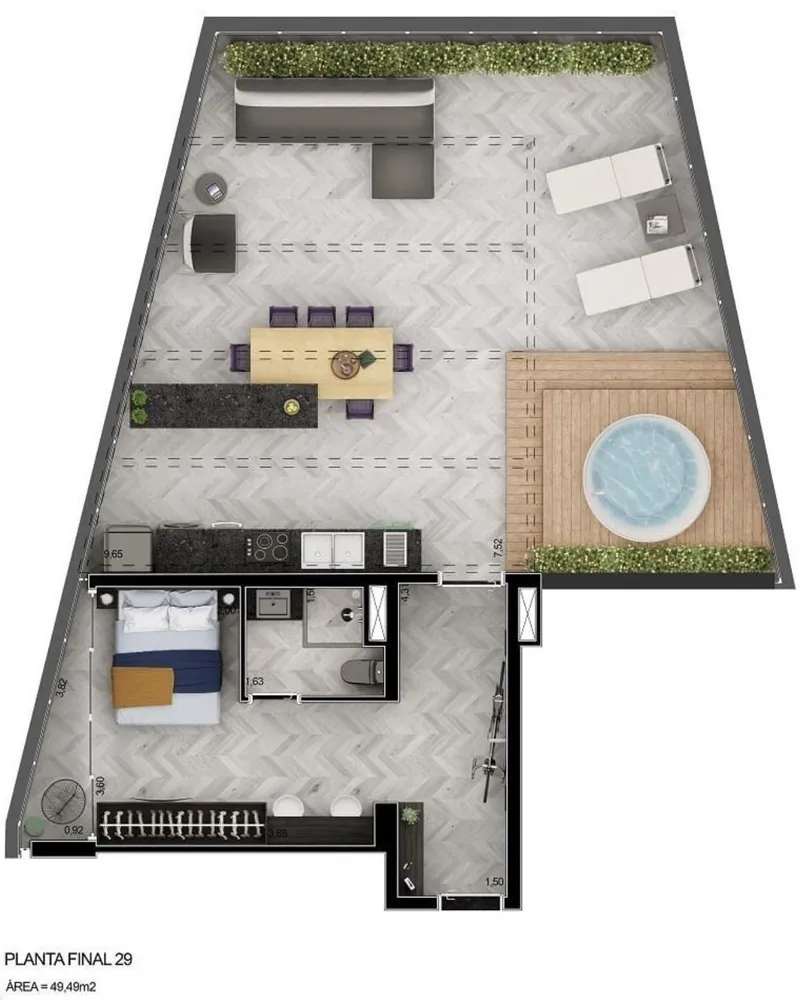 Apartamento, 2 quartos, 46 m² - Foto 12