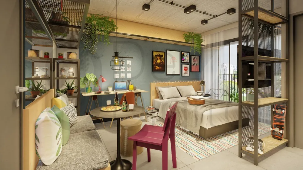 Apartamento, 1 quarto, 19 m² - Foto 2