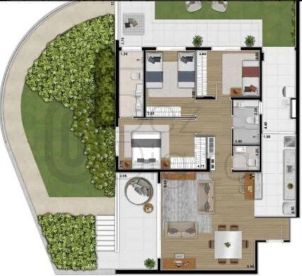 Apartamento, 3 quartos, 132 m² - Foto 4