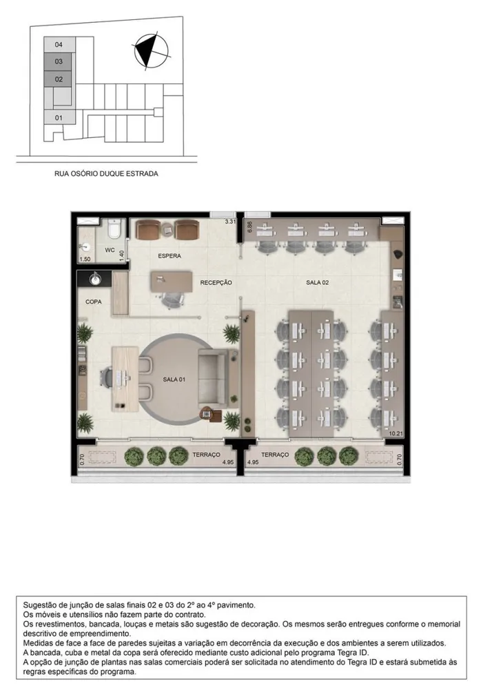 Sala-Conjunto, 53 m² - Foto 13