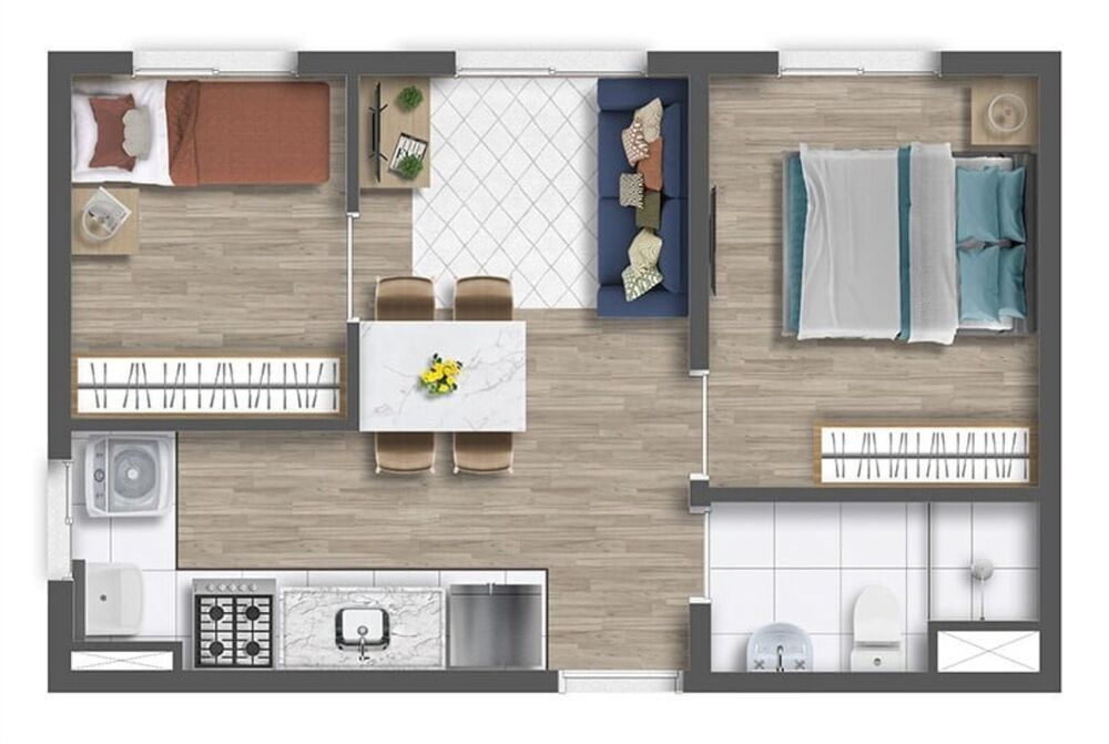 Apartamento, 1 quarto, 26 m² - Foto 4