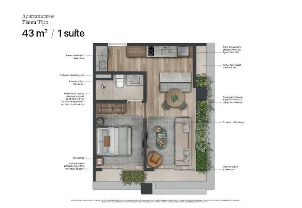 Apartamento, 1 quarto, 77 m² - Foto 9