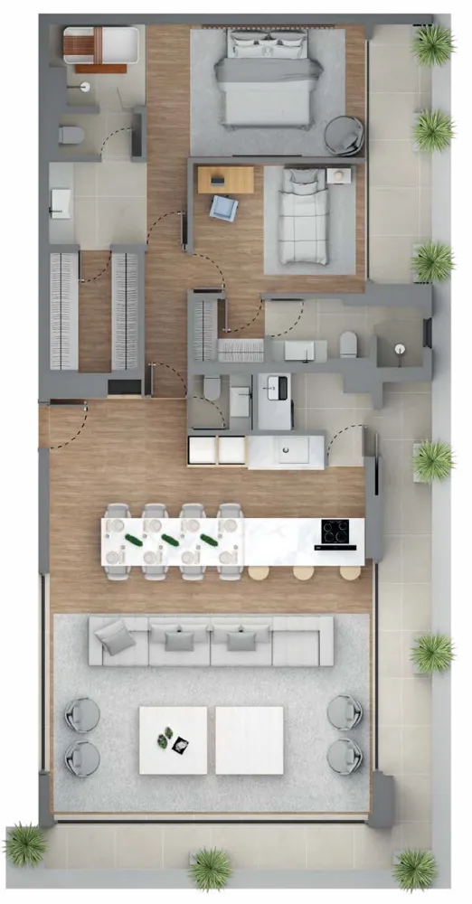 Apartamento, 1 quarto, 82 m² - Foto 9