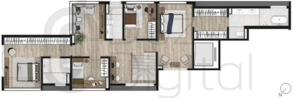 Apartamento, 4 quartos, 244 m² - Foto 13
