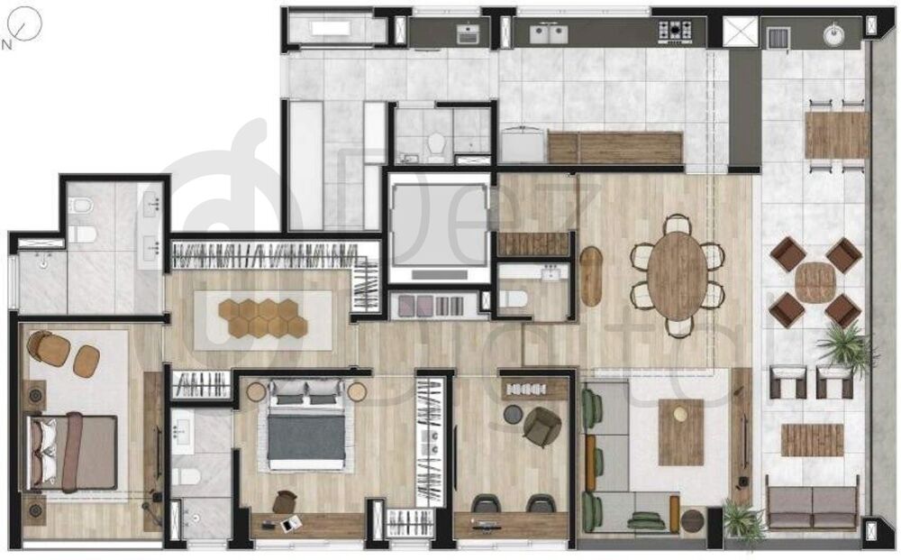 Apartamento, 4 quartos, 244 m² - Foto 11
