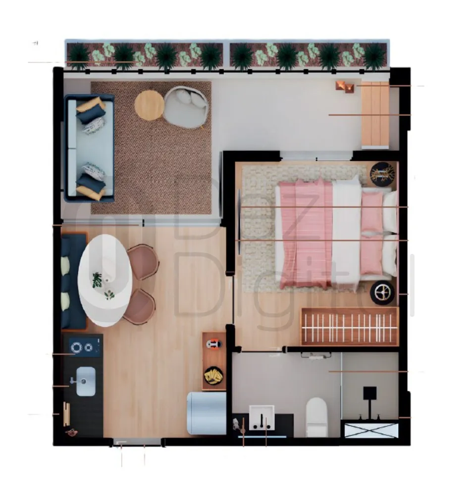 Apartamento, 1 quarto, 24 m² - Foto 5