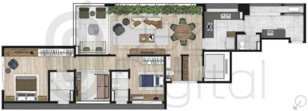 Apartamento, 3 quartos, 194 m² - Foto 16