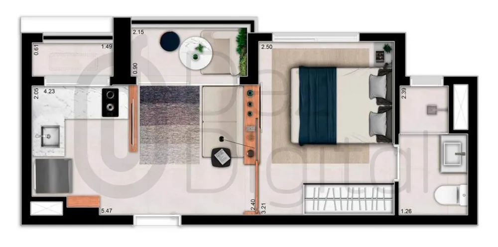 Apartamento, 1 quarto, 29 m² - Foto 11